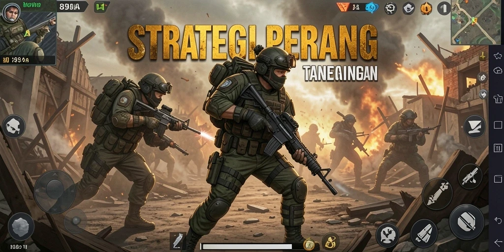 Screenshot gameplay 898A menampilkan aksi strategi yang seru dan mendebarkan.