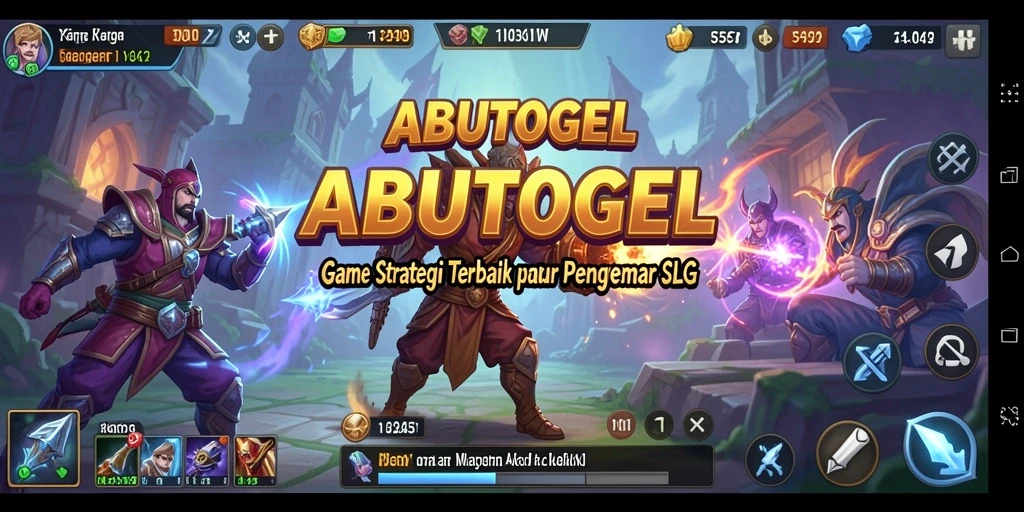 Tampilan menarik gameplay strategis dari ABUTOGEL.