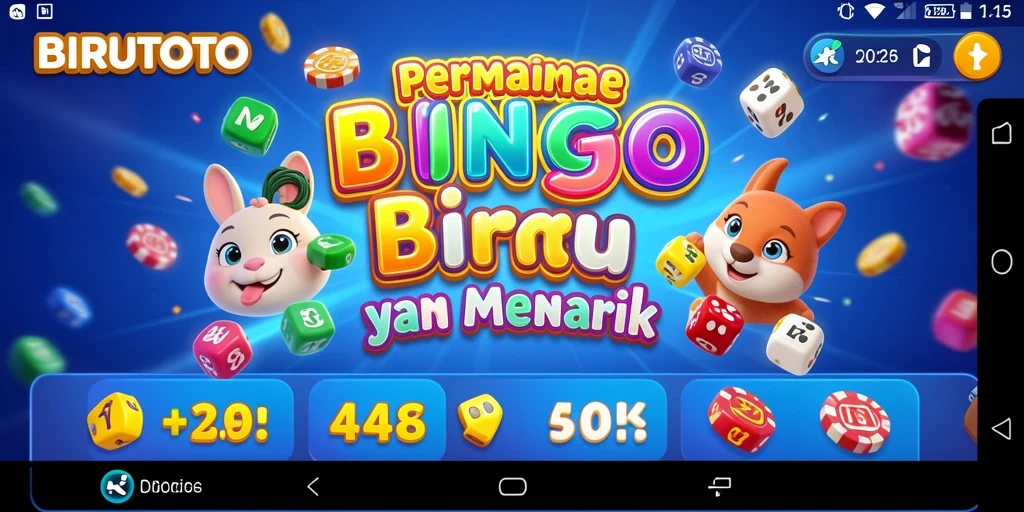 Tangkapan layar game Bingo yang menampilkan gameplay seru BIRUTOTO.