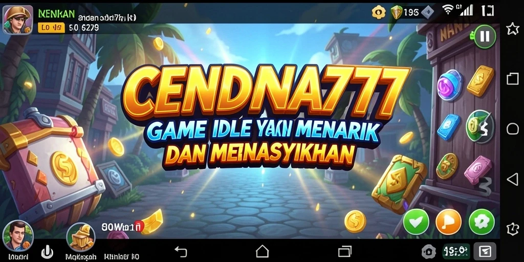 Tampilan gameplay CENDANA777 yang menampilkan petualangan Idle yang seru.