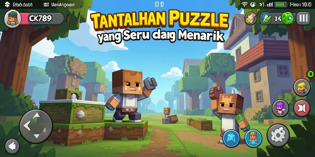 Gameplay seru CK789 dengan berbagai teka-teki menantang.