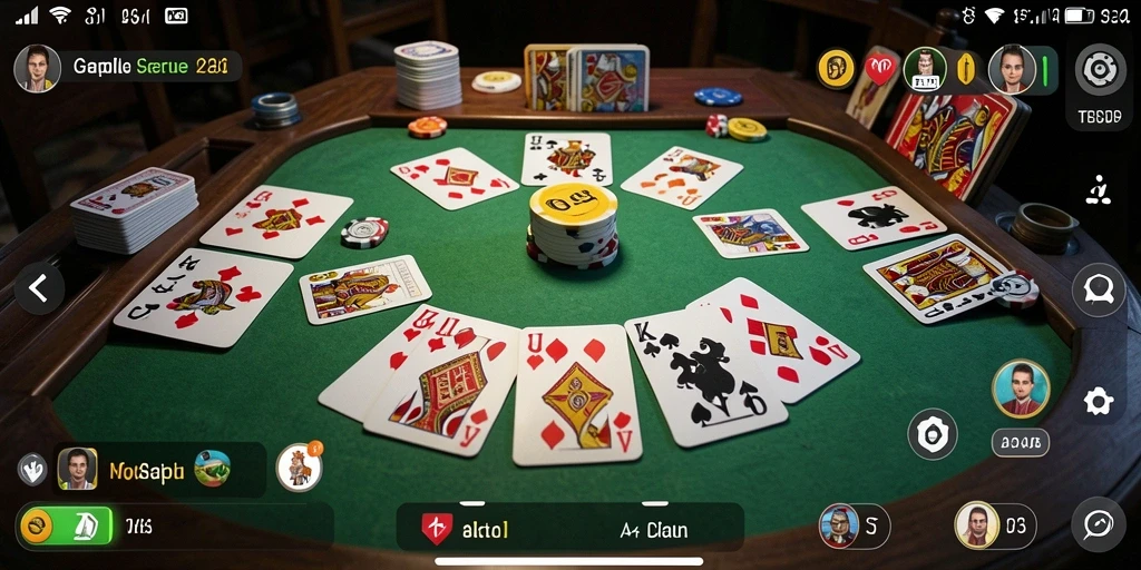 Screenshot gameplay seru HARAPJP saat bermain Gaple.