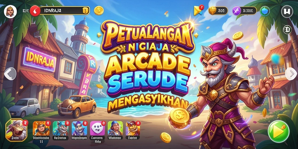 Screenshot gameplay IDNRAJA dengan aksi seru dan tantangan menantang.