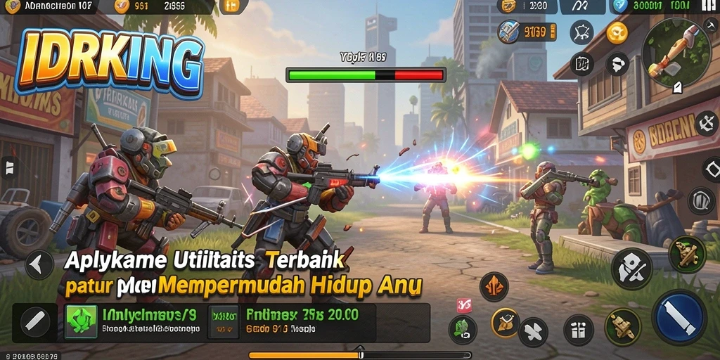 Screenshot utama IDRKING menampilkan antarmuka pengguna yang bersih dan fungsional.