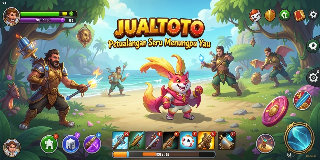 Screenshot gameplay menampilkan aksi seru di dunia petualangan.