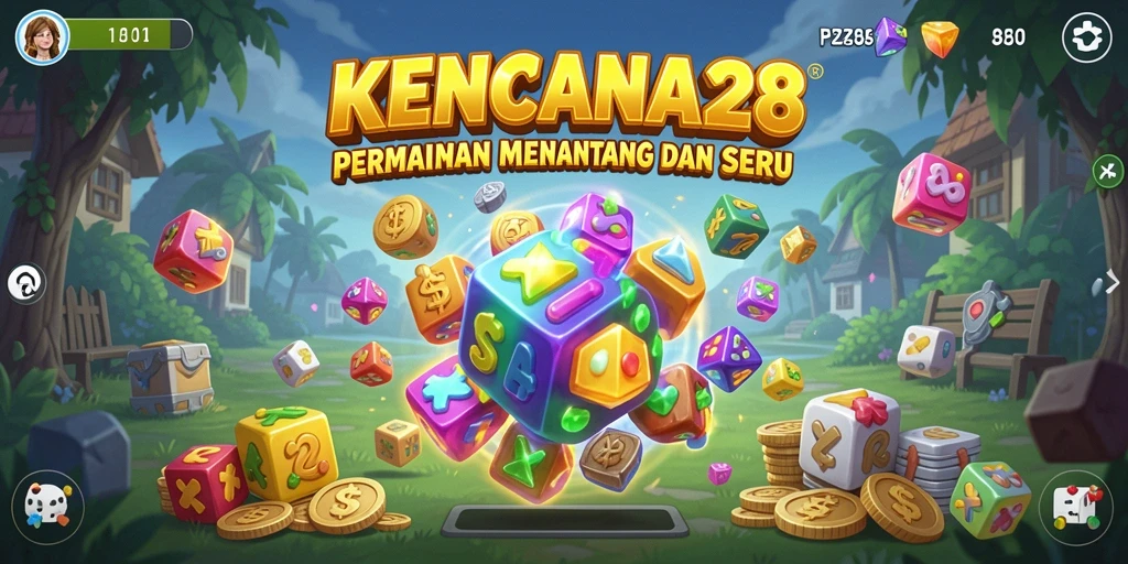 Tampilan gameplay KENCANA28 yang mengasyikkan dan penuh warna.