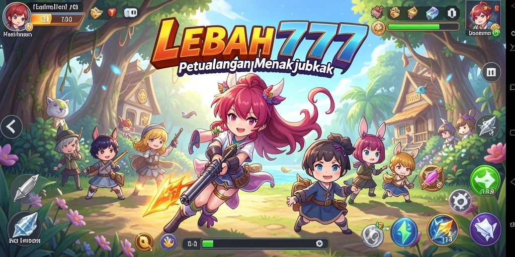 Gameplay seru dalam LEBAH777 yang menampilkan karakter anime ikonik.
