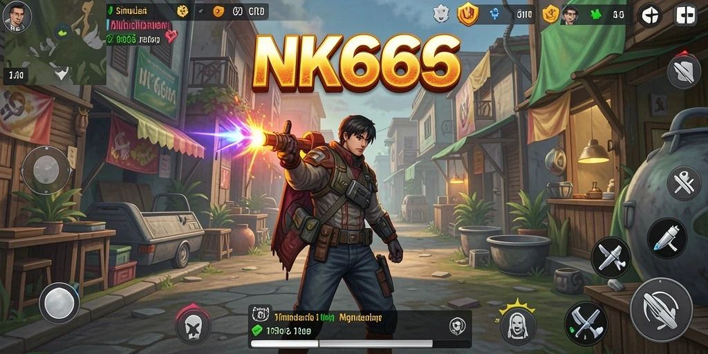 Tampilan gameplay NK666 dengan aktivitas simulasi yang seru.
