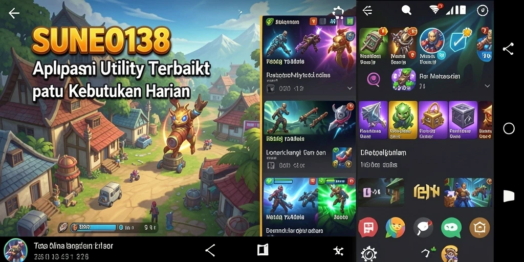 Screenshot utama SUNEO138 yang menunjukkan fitur pengingat dan catatan.