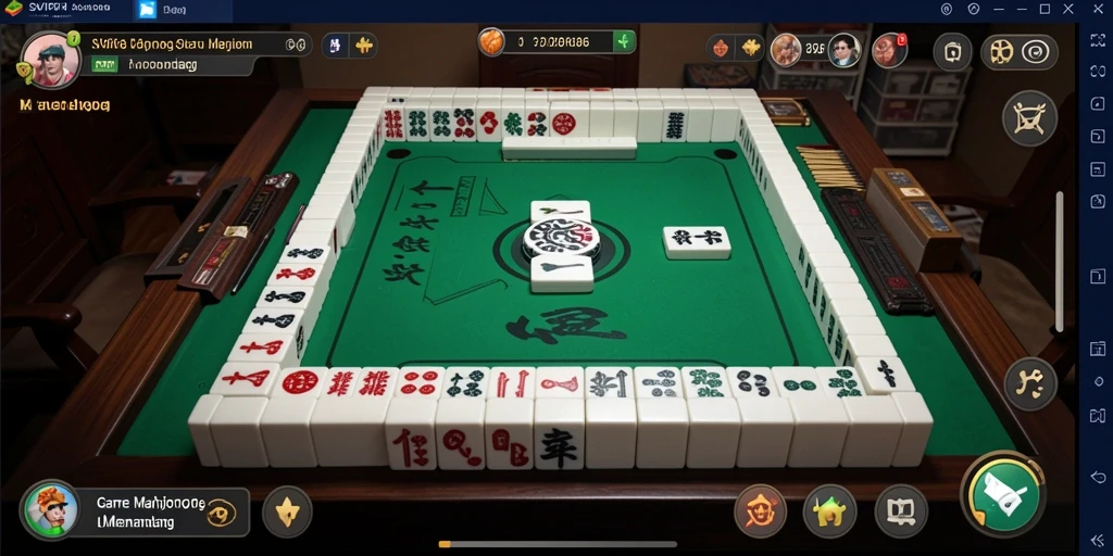 Tampilan menarik dari gameplay Mahjong di SVIP6.
